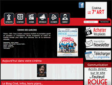 Tablet Screenshot of cinemale7emeart.com